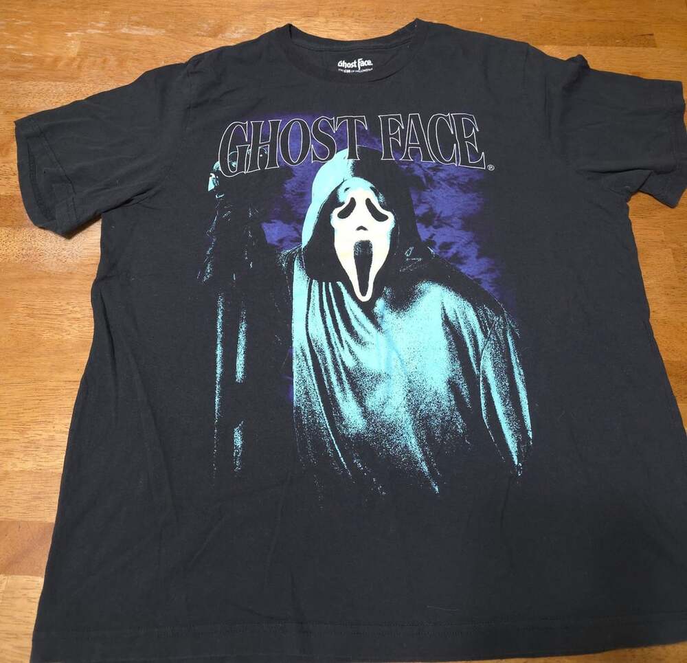 Bioworld Ghost Face T-Shirt Size XL Black Graphic Tee